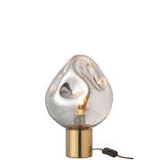 Tafellamp Grijs Aluminium 25 cm 25x25x38 cm-Tafellampen-J-Line