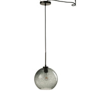 Tafellamp Grijs Glas L 26 cm 25.5x25.5x184 cm-Tafellampen-J-Line