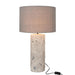Hanglamp Lampenkap Grijs Kunststof L 42 cm 42x42x72 cm-Hanglampen-J-Line