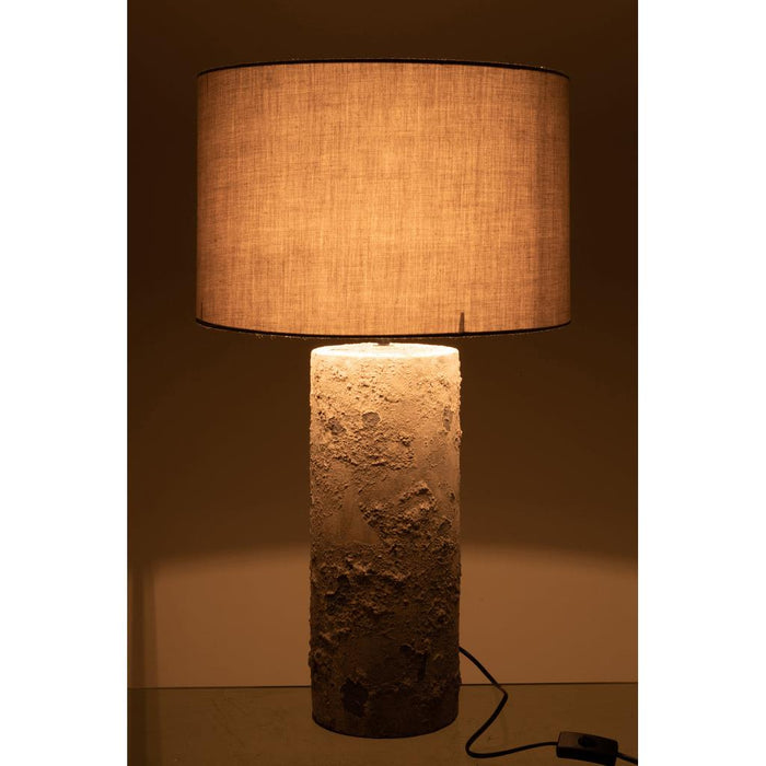 Hanglamp Lampenkap Grijs Kunststof L 42 cm 42x42x72 cm-Hanglampen-J-Line