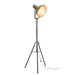 Tafellamp Grijs Metaal Rond 58 cm 58x58x150 cm-Tafellampen-J-Line