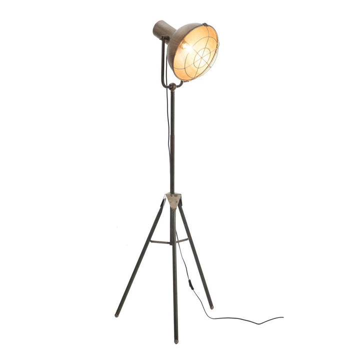 Tafellamp Grijs Metaal Rond 58 cm-Tafellampen-J-Line