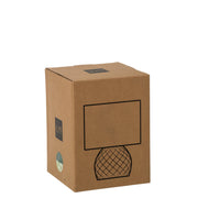 Tafellamp Groen Glas 17 cm 17.2x17.2x23 cm-Tafellampen-J-Line