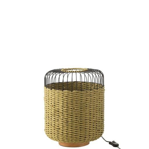 Tafellamp Groen Metaal 27 cm-Tafellampen-J-Line