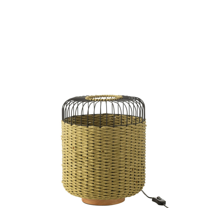 Tafellamp Groen Metaal 27 cm-Tafellampen-J-Line