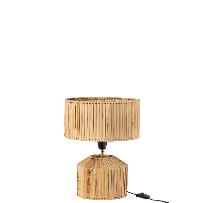 Tafellamp Hanna Bananen Ijzer, Banana Leaf Naturel 35x35x30 cm-Tafellampen-J-Line
