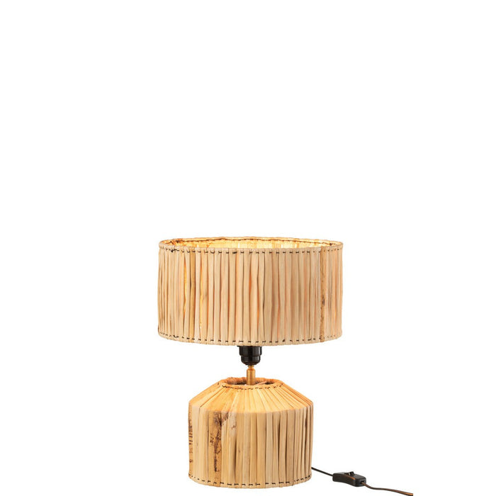Tafellamp Hanna bananen bladeren naturel-Tafellampen-J-Line