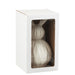 Tafellamp Hert Glaze, Water, Porcelain Wit 14x14x24 cm-Tafellampen-J-Line