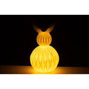 Tafellamp Hert Glaze, Water, Porcelain Wit 14x14x24 cm-Tafellampen-J-Line
