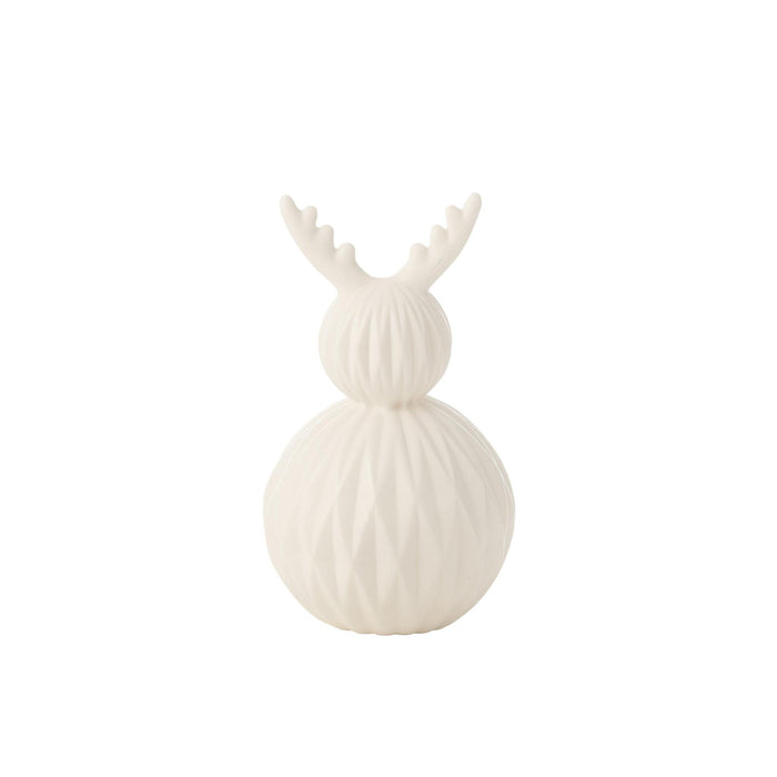 Lamp Wit Glaze 14 cm Led Deer-Tafellampen-J-Line