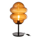 Tafellamp Honinglepel glas bruin-Tafellampen-J-Line