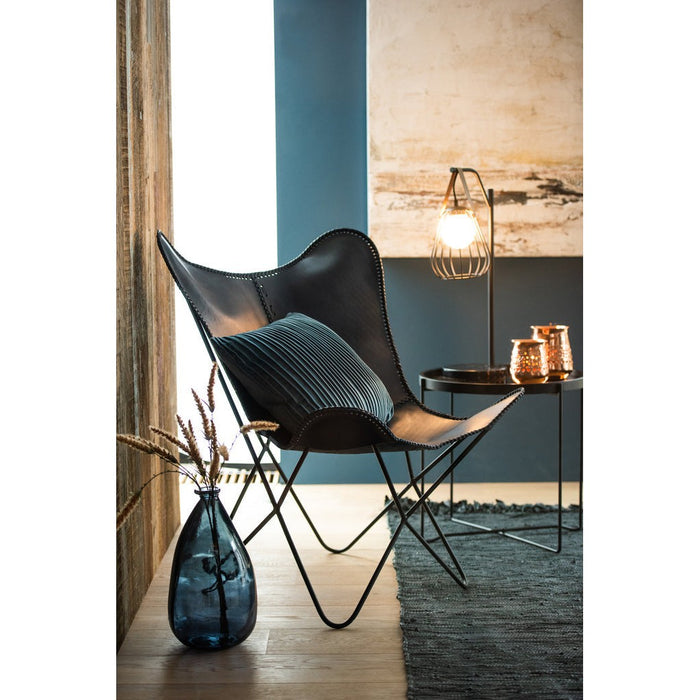 Tafellamp Ignes staal/marmer zwart-Tafellampen-J-Line