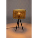 Tafellamp Isla Bamboo hout Beige Ø33x55 cm E27-Tafellampen-Creating Home