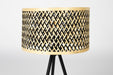 Tafellamp Isla Bamboo hout Beige Ø33x55 cm E27-Tafellampen-Creating Home