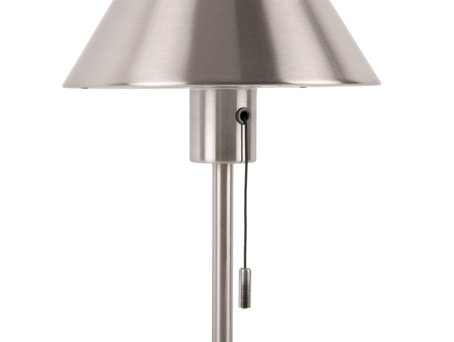 Tafellamp Kantoor Retro - Nikkel - Ø20cm-Tafellampen-Leitmotiv