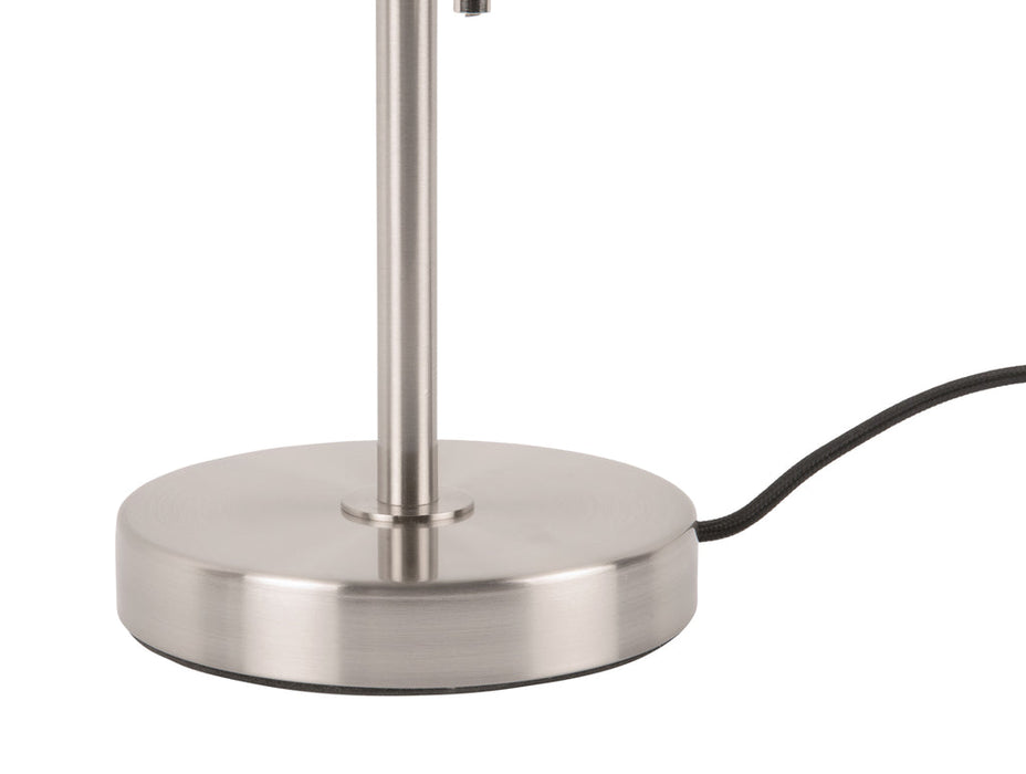 Tafellamp Kantoor Retro - Nikkel - Ø20cm-Tafellampen-Leitmotiv