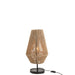 Tafellamp Kegel ijzer/jute naturel-Tafellampen-J-Line