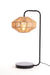 Tafellamp Lyra - Jute/Zwart - Ã˜26cm-Tafellampen-Light & Living