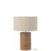 Tafellamp Naturel Ailanthus hout 45 cm 45x45x70 cm-Tafellampen-J-Line