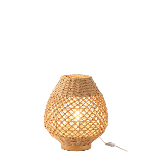 Tafellamp Naturel Beech hout S 31 cm-Tafellampen-J-Line