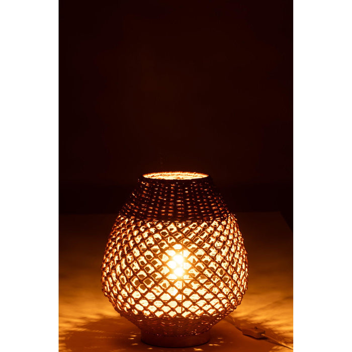 Tafellamp Naturel Beech hout S 31 cm-Tafellampen-J-Line