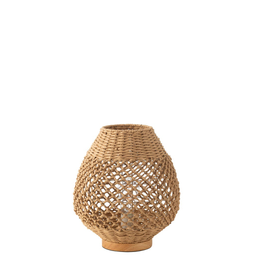 Tafellamp Naturel Beech hout S 31 cm-Tafellampen-J-Line
