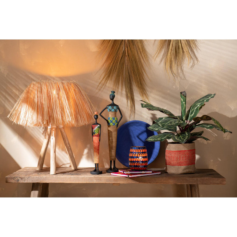 Tafellamp Naturel Ijzer 30 cm 43818 30x30x51 cm-Tafellampen-J-Line