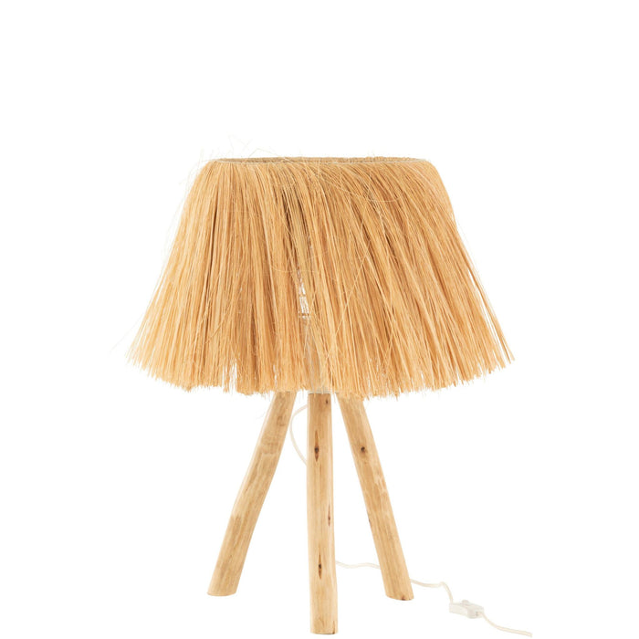 Tafellamp Naturel Ijzer 30 cm - 43818-Tafellampen-J-Line