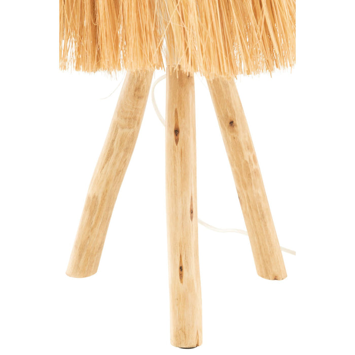 Tafellamp Naturel Ijzer 30 cm - Naturel-Tafellampen-J-Line