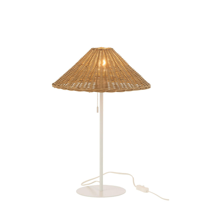 Tafellamp Naturel Ijzer 32 cm-Tafellampen-J-Line