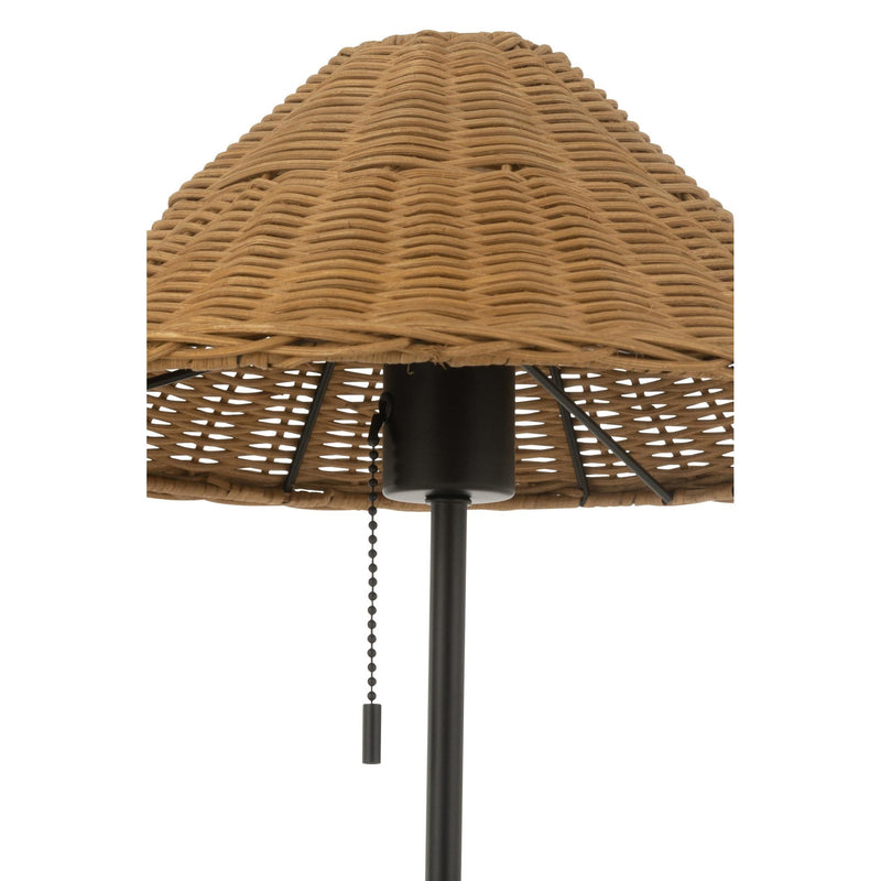 Tafellamp Naturel Kunststof 32 cm 32x32x50 cm-Tafellampen-J-Line