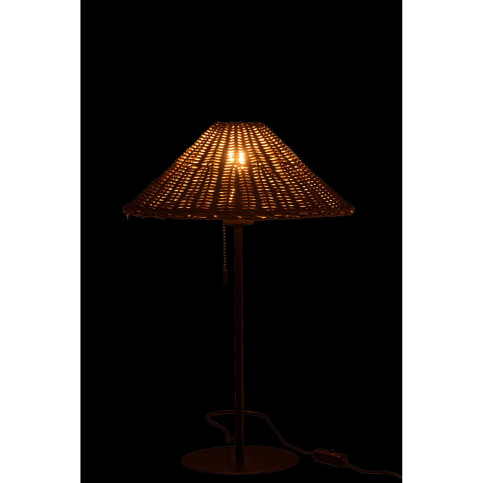 Tafellamp Naturel Kunststof 32 cm-Tafellampen-J-Line