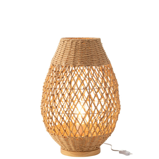 Tafellamp Naturel Metaal L 38 cm 38x38x54.5 cm-Tafellampen-J-Line