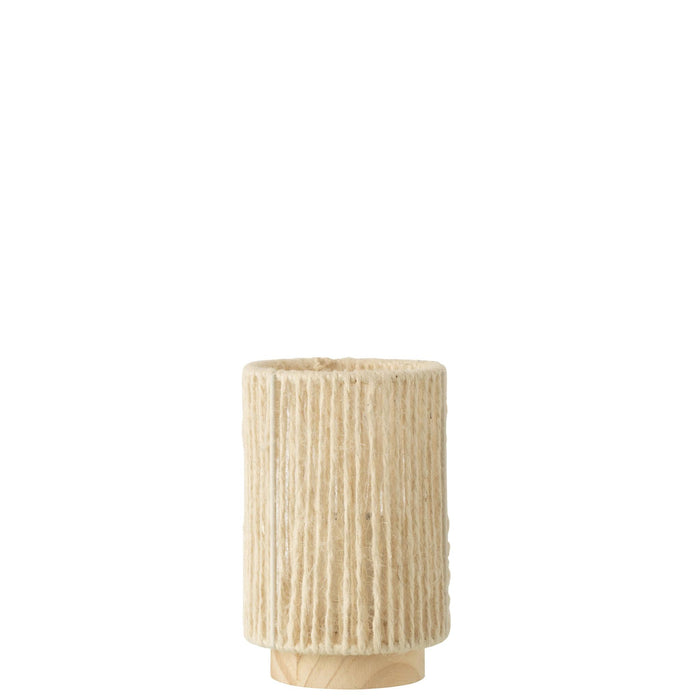 Tafellamp Naturel Metaal S 10 cm 10.5x10.5x16 cm-Tafellampen-J-Line