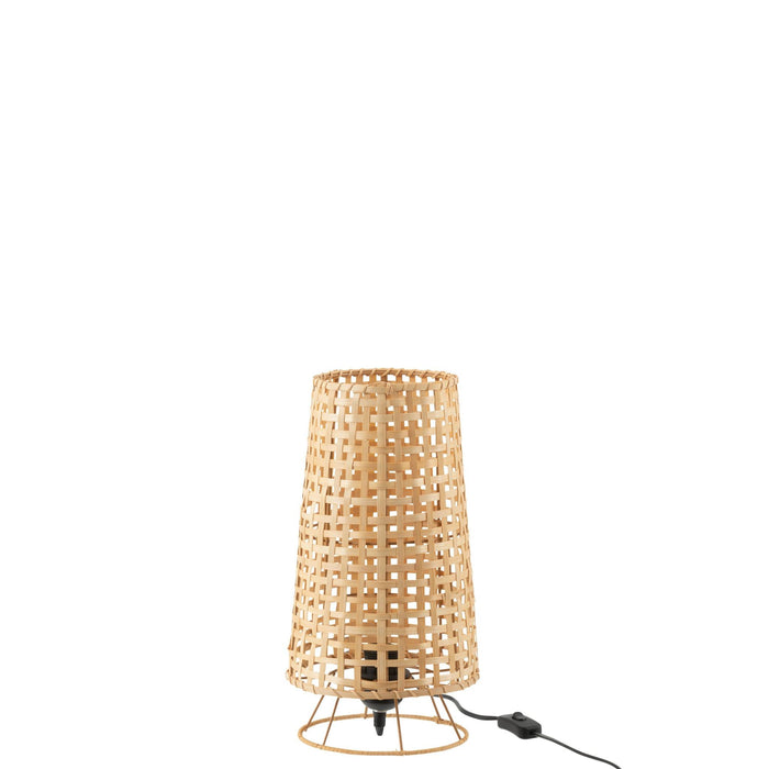 Tafellamp Naturel Rotan 20 cm-Tafellampen-J-Line