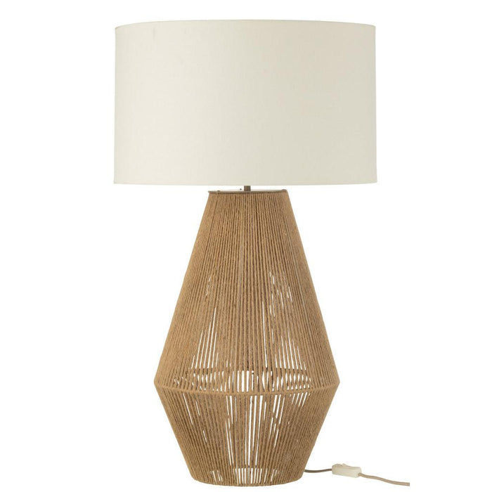 Tafellamp Naturel Touw 45 cm 45x45x78 cm-Tafellampen-J-Line