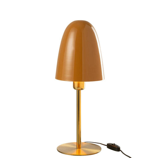 Tafellamp Oker Ijzer 16 cm 16.5x16.5x46 cm-Tafellampen-J-Line