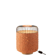 Tafellamp Oranje Beech hout 27 cm 27x27x34.5 cm-Tafellampen-J-Line
