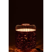 Tafellamp Oranje Beech hout 27 cm 27x27x34.5 cm-Tafellampen-J-Line