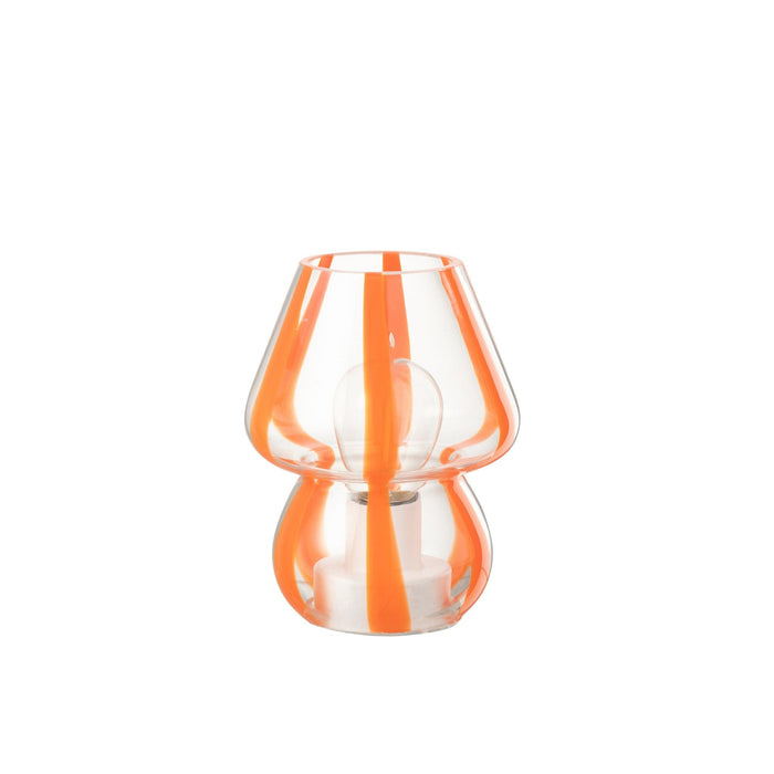 Tafellamp Oranje Glas S 11 cm-Tafellampen-J-Line