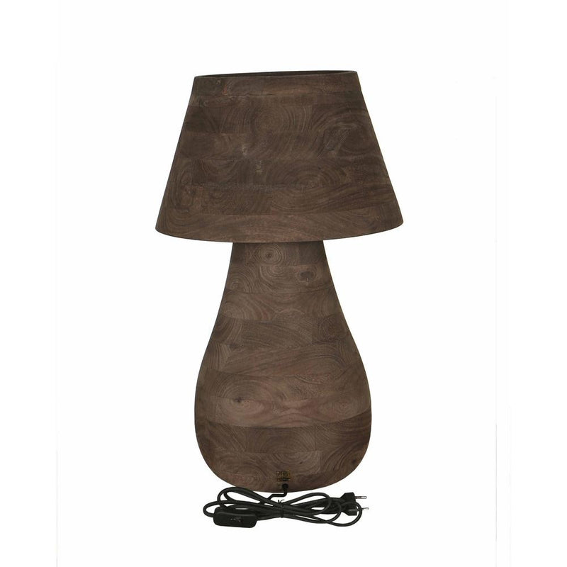 Tafellamp Peake Mangohout Bruin 64 cm-Tafellampen-PTMD