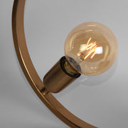 Tafellamp Ring Metaal Antiek Goud 12x38x38 cm-Tafellampen-LABEL51