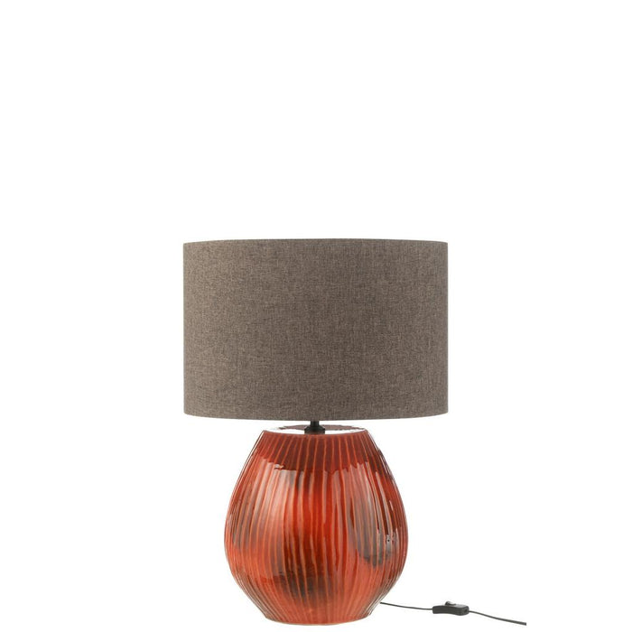 Tafellamp Rood Clay S 42 cm 42x42x59 cm-Tafellampen-J-Line