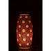 Tafellamp Rood Glas 24 cm 24x24x42 cm-Tafellampen-J-Line