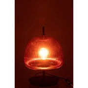 Tafellamp Rood Glas S 25 cm 25x25x37 cm-Tafellampen-J-Line