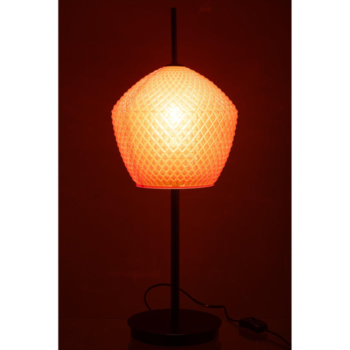 Tafellamp Rood Metaal 23 cm 23x23x60 cm-Tafellampen-J-Line