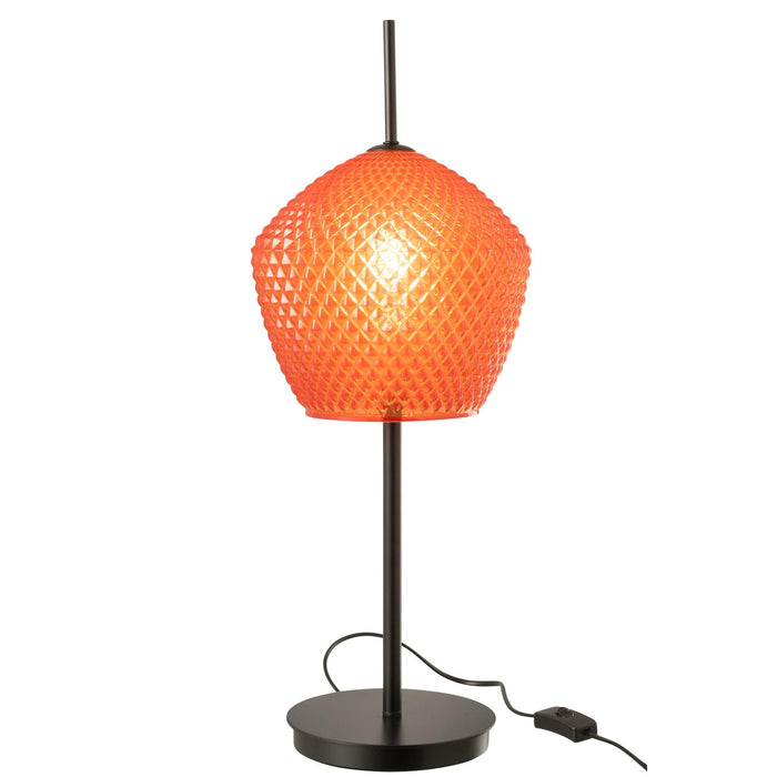 Tafellamp Rood Metaal 23 cm-Tafellampen-J-Line