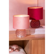 Tafellamp Rood Polyester 17 cm 17.2x17.2x23 cm-Tafellampen-J-Line