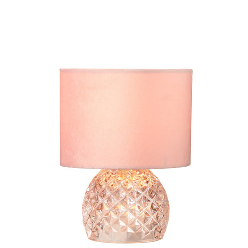Tafellamp Roze Kunststof 17 cm 17.2x17.2x23 cm-Tafellampen-J-Line