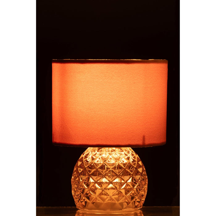Tafellamp Roze Kunststof 17 cm-Tafellampen-J-Line